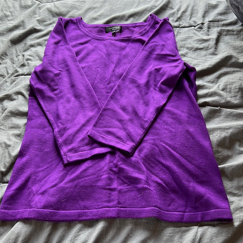 Purple sweater